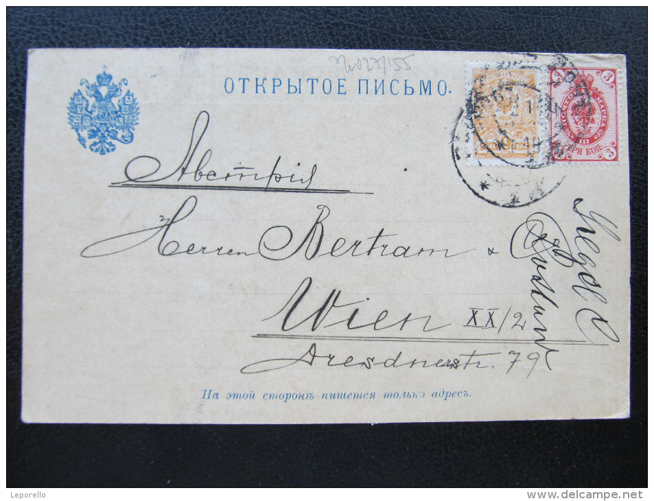 Korrespondenzkarte Rostow Am Don 1910 - Wien ///  D*16472 - Briefe U. Dokumente