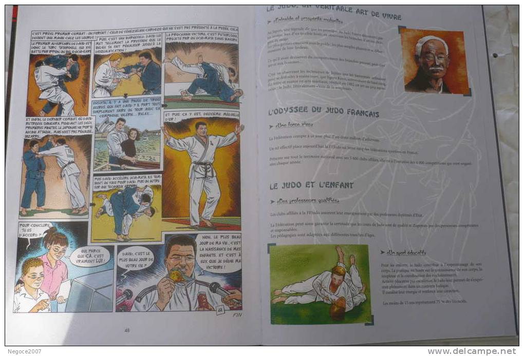 RARE !!!!!!  BD NEUVE En Collection Passion Sport  " Champions De Judo "  Dessins De Marcel Uderzo - Dedicados