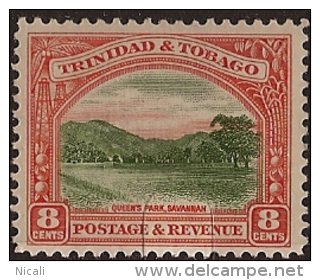 TRINIDAD & TOBAGO 1935 8c KGV SG 234 HM TF217 - Trinidad & Tobago (...-1961)