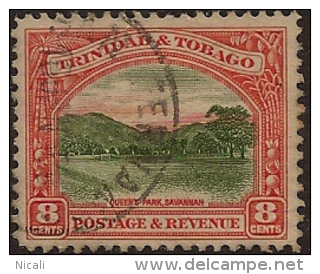 TRINIDAD & TOBAGO 1935 8c P12 U SG 234 TF261 - Trinidad Y Tobago