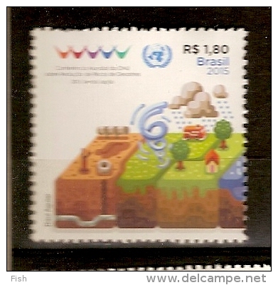 Brazil ** & Conferencia Mundialda ONU Sobre A Redução De Riscos De Desastres, Sendai Japão 2015 - Unused Stamps