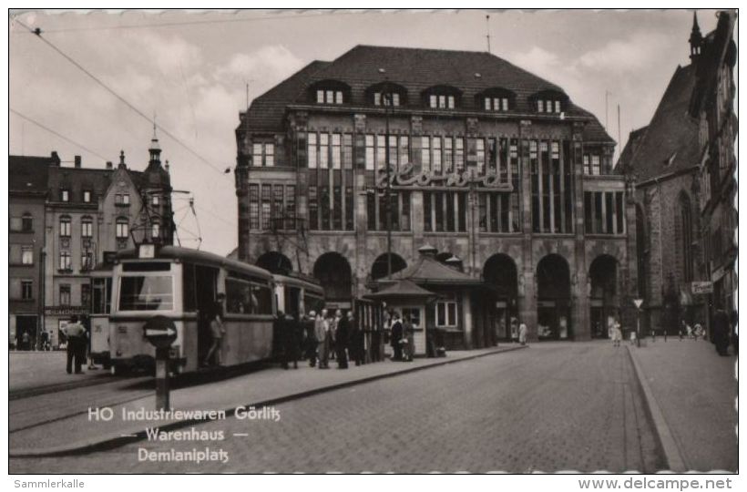 Görlitz - Demianiplatz, Warenhaus - 1963 - Görlitz