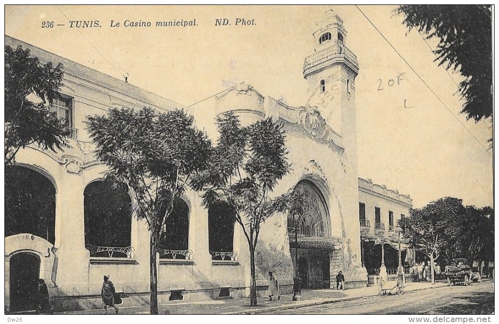 Tunis - Le Casino Municipal - Carte ND Phot. N°236 - Tunisia