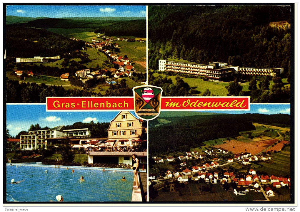 Gras-Ellenbach Bei Bensheim A. D. Bergstraße  -  Mehrbild-Ansichtskarte Ca.1981  (4527) - Bensheim