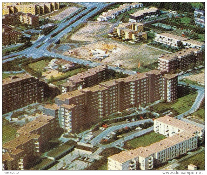 Flugzeugaufnahme Dorsten Wulfen Barkenberg Siedlung Hochhaus 6.10.1975 - Dorsten