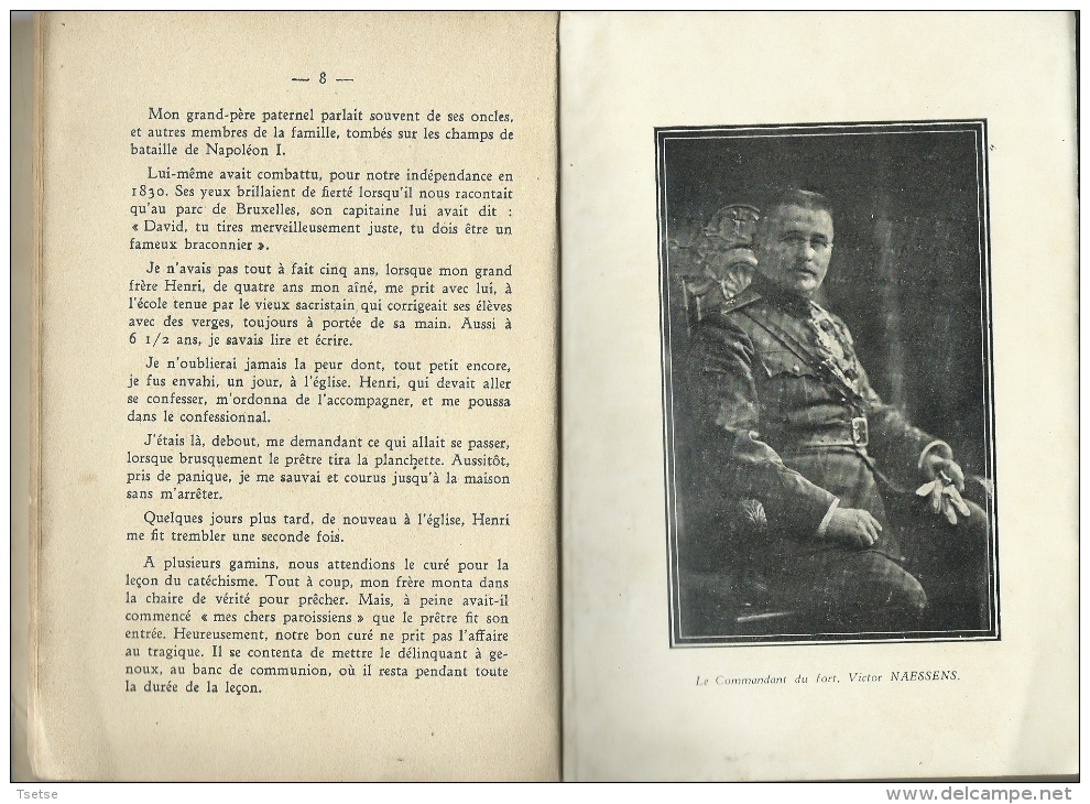 Loncin -Livre Du Commandant Naessens,relatant L'histoire Et La Prise Du Fort De Loncin En Août 1914-Année D'édition:1937 - Ans