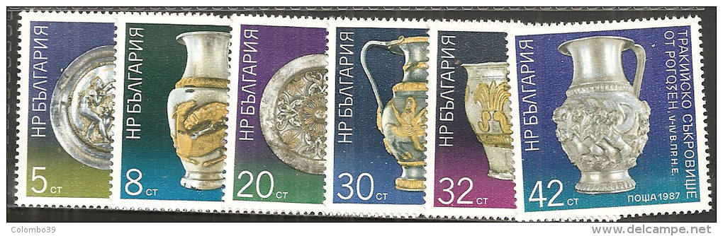 Bulgaria 1987 Nuovo** - Mi.3553/8  Yv.3078/83 - Unused Stamps