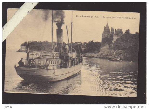 Pornic - Vapeur En Route Pour L'ile De Noirmoutier - Voir état - Pornic