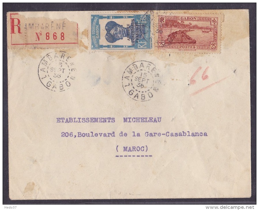 Gabon - Lettre - Storia Postale