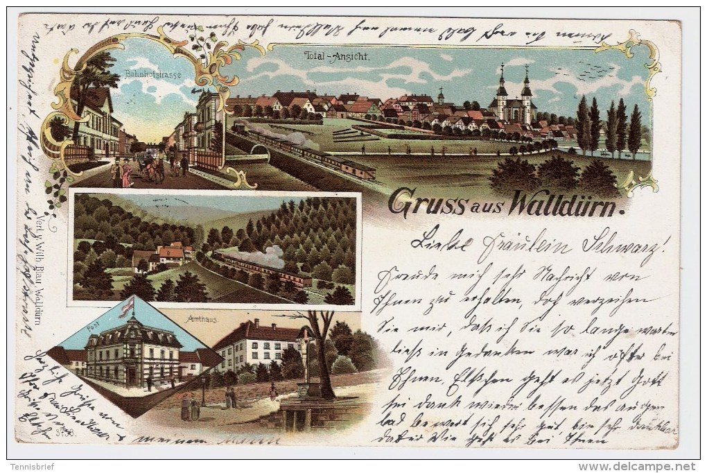 1904, Gruss Aus Walldürn,  Litho  # 1939 - Sonstige & Ohne Zuordnung