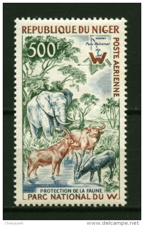 Rep. Niger **  PA 18 Protection De La Faune - éléphant, Bufle Etc... - Niger (1960-...)