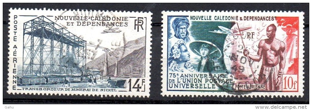 Nouvelle Caledonie ; 1949-1955 ;N°Y:  A 64 , A66 ; Ob ; "  "  ; Cote Y: 7.30 E. - Non Classificati