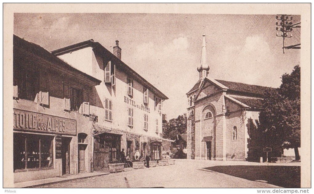 FRANGY/74/Hôtel De La Poste Et L'église/ Réf:C3016 - Frangy