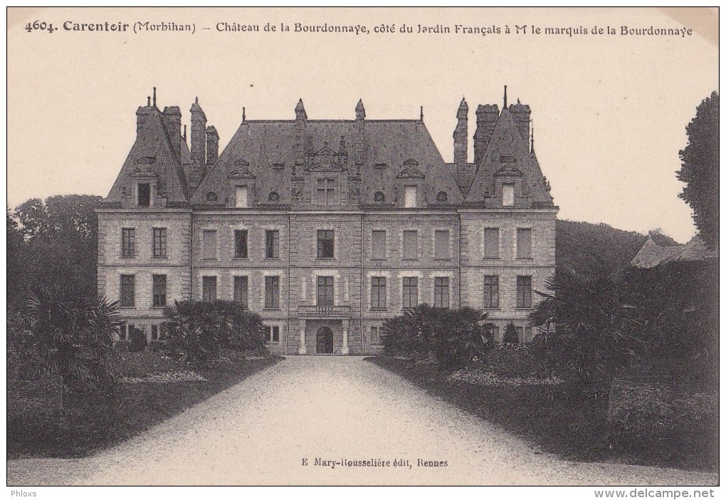 CARENTOIR/56/Château De La Bourdonnaye...../ Réf:C3017 - Other & Unclassified