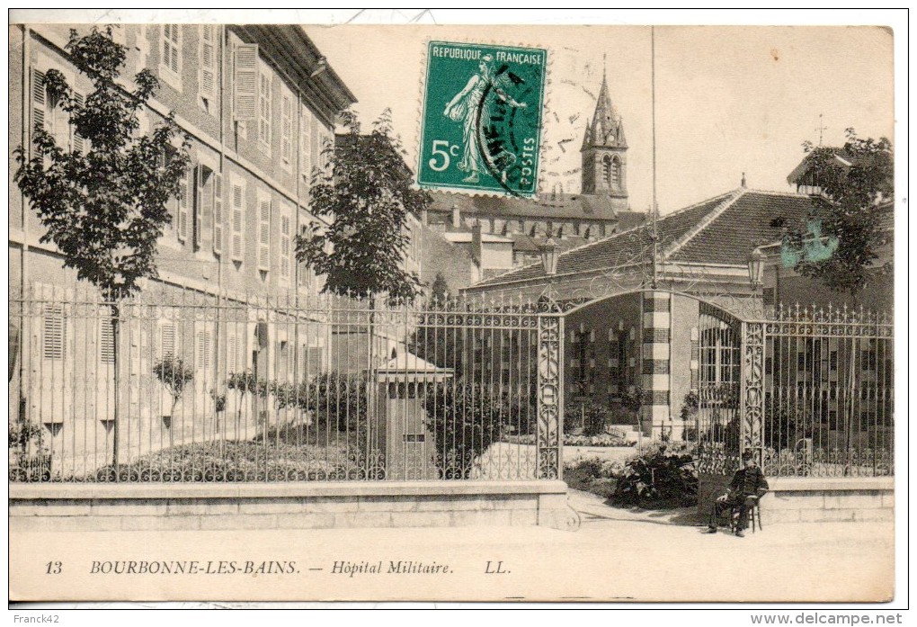 52. Bourbonne Les Bains. Hopital Militaire - Bourbonne Les Bains