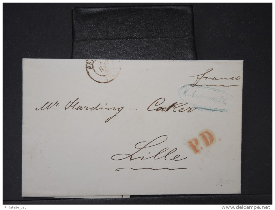 RUSSIE-Lettre ( Avec Texte) De St PETESBOURG Pour LILLE En 1860 à Voir    P5775 - Covers & Documents