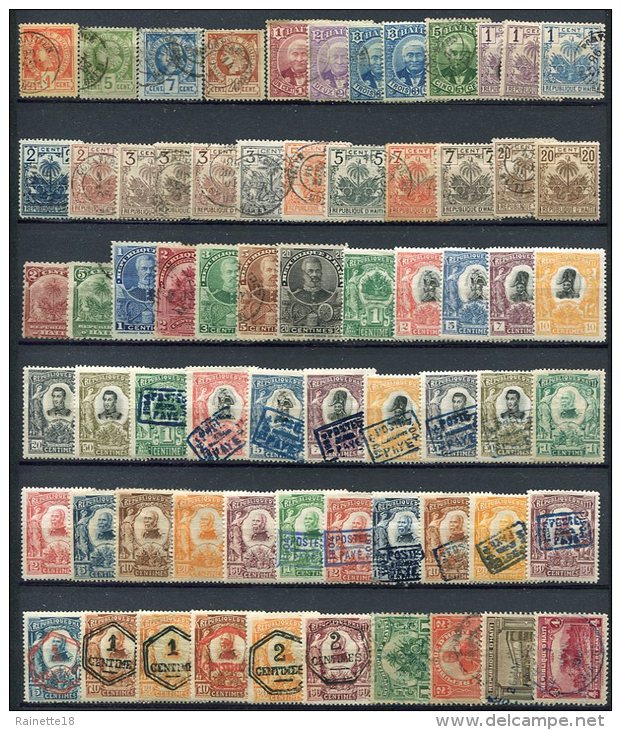 Haïti                          Collection De Plus De 600 Timbres Différents Avec Des PA, 12 Scans - Collections (sans Albums)