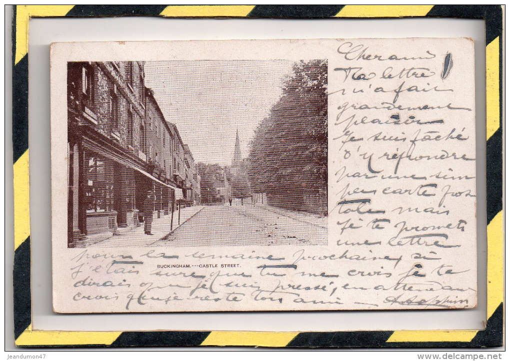 TYPE PRECURSEUR. - . BUCKINGHAM - CASTLE STREET. CIRCULEE EN 1902 - Buckinghamshire