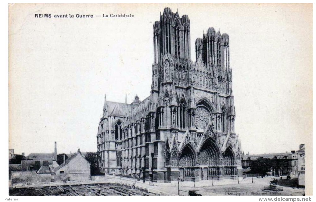 2689 Francia  Reims   Avant   La Guerre  Catedral - Reims