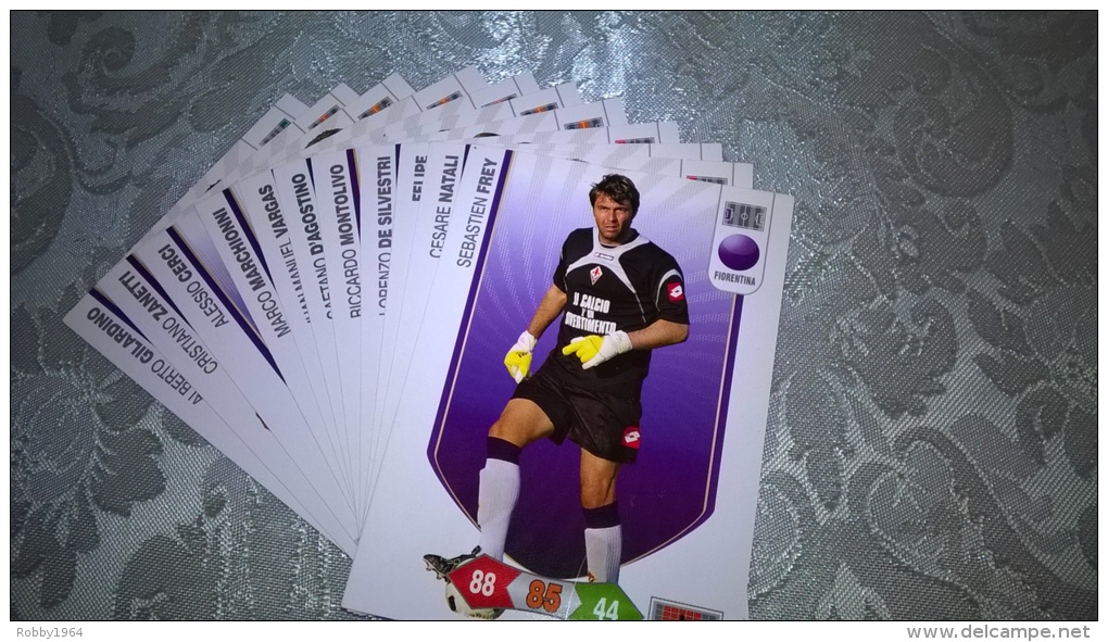 Fiorentina-squadra Completa Calciatori Adrenalyn Xl 2010-11 Panini 11 Cards Lot N 2 - Edizione Italiana