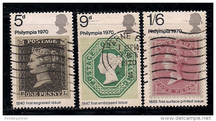 UK 1970 Used Stamp(s) International Stamp Show Nrs. 555-557 - Used Stamps