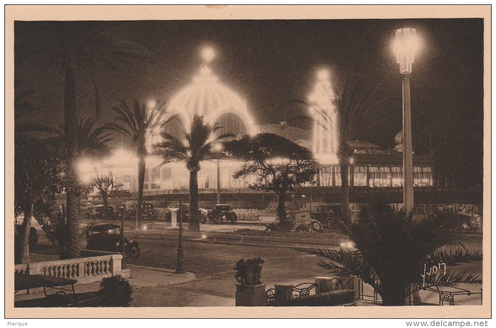 Cpa N° 471 NICE Le Casino De La Jetée Vu La Nuit - Niza La Noche