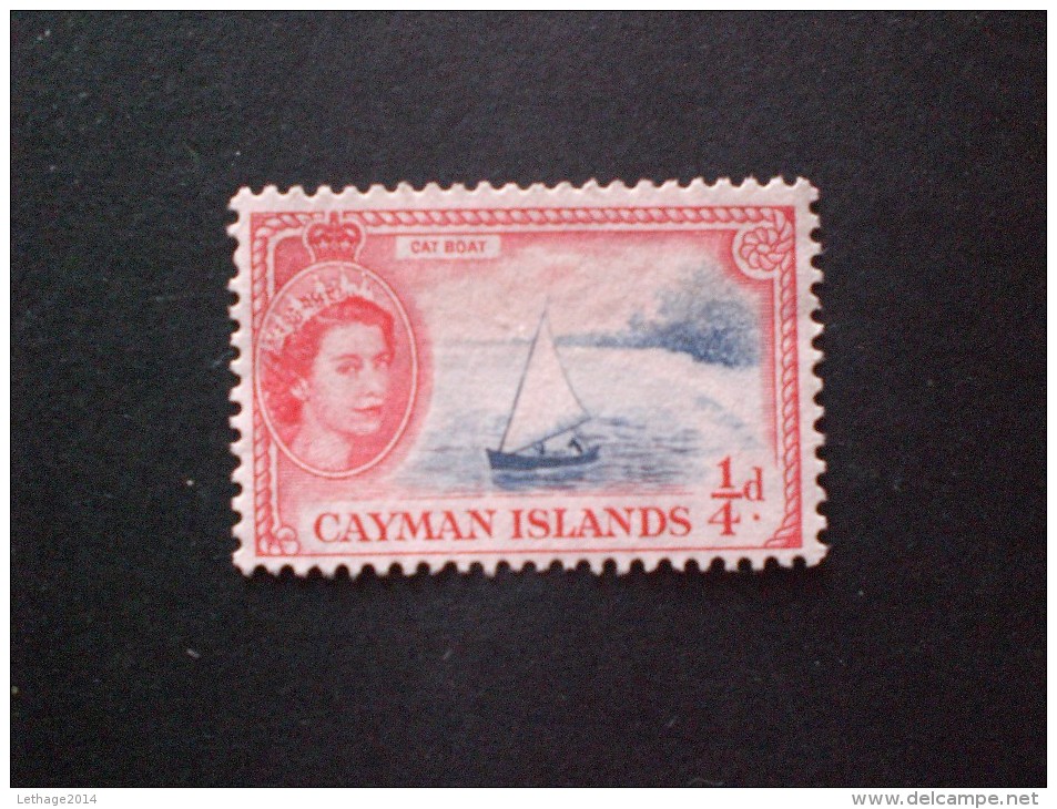 STAMPS CAYMAN ISLAND 1953 -1959 Queen Elizabeth II & Local Motives  MNH - Caimán (Islas)