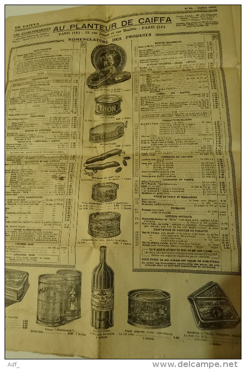 RARE EXEMPLAIRE MENSUEL " LE CAÏFA " N° 20 . 2ème ANNEE JUILLET 1929 - Autres & Non Classés