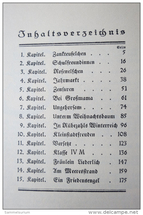 Else Ury "Baumeister Rangen" Erzählungen Für Mädchen Von 9 Bis 14 Jahren, Um 1920 - Adventure