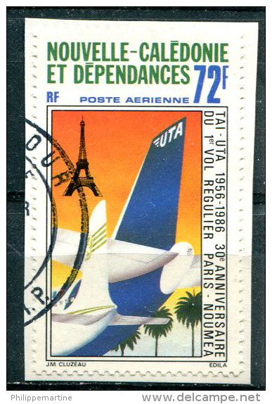 Nouvelle Calédonie 1986 - Poste Aérienne YT 250 (o) Sur Fragment - Used Stamps