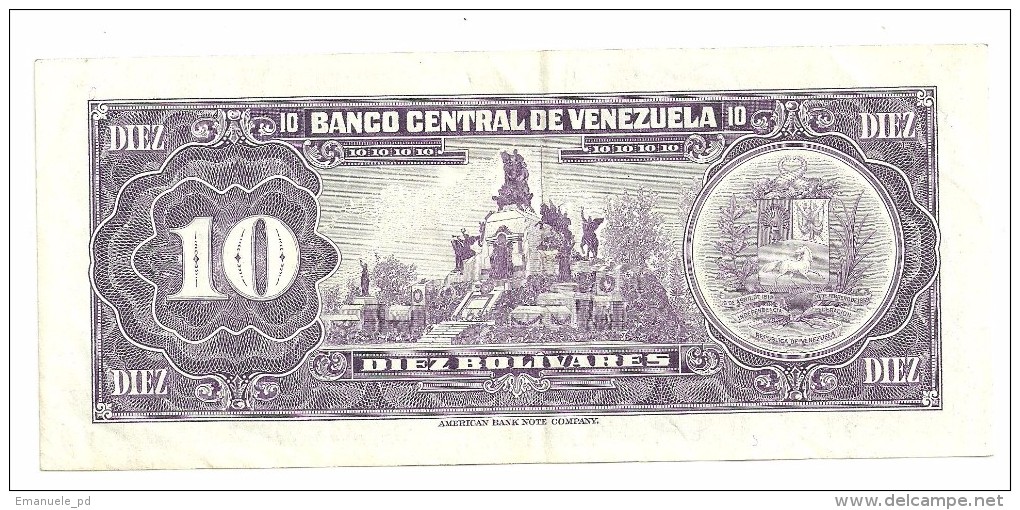 Venezuela 10 Bolivares 07/06/1977 - Venezuela