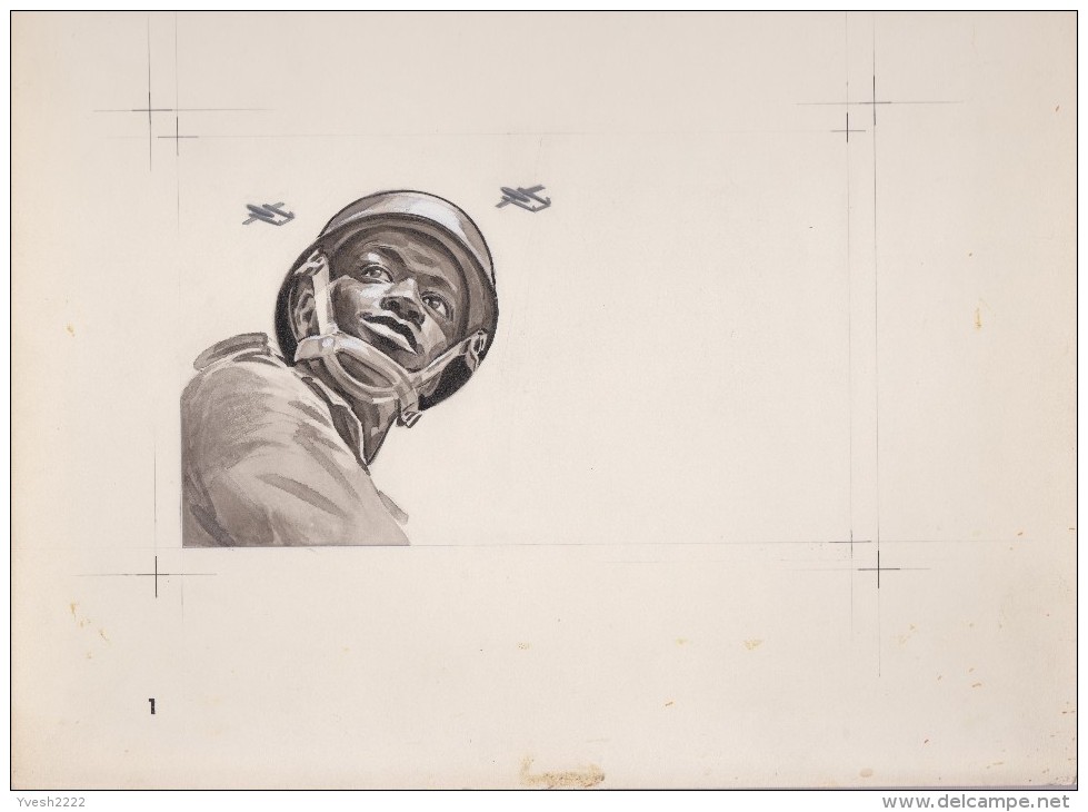 Congo Kinshasa 1965 COB 594/8. Peintures D´Oswald Adler (Hongrie 1912, émigré En Israël En 1960). Parachutistes, Avions - Parachutting