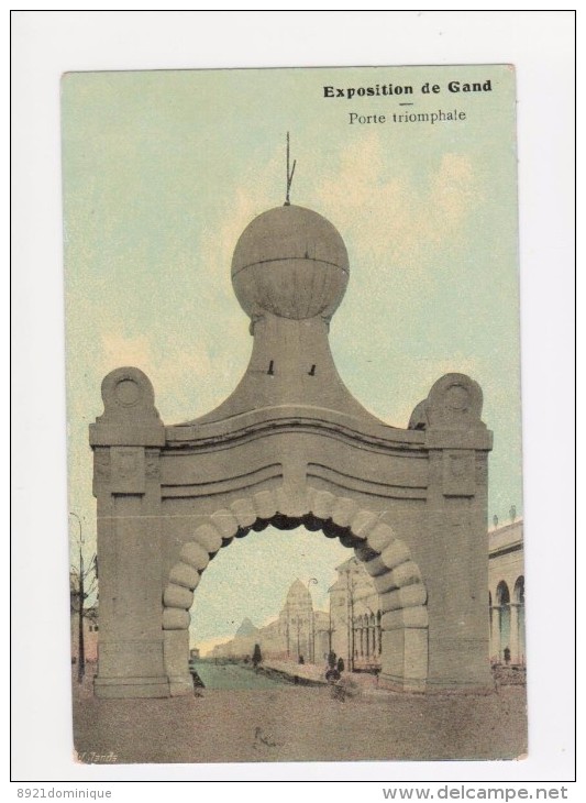 Gent - Gand  - Exposition Universelle Et Internationale 1913 - Porte Triomphale - Gent