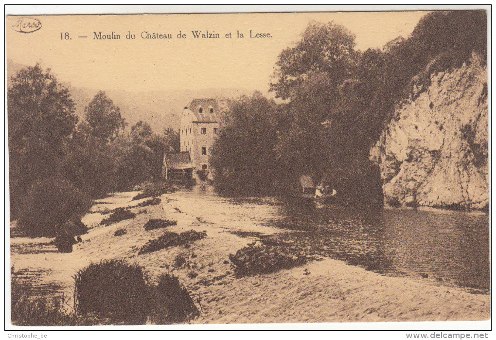 Moulin Du Château De Walzin Et La Lesse (pk19248) - Autres & Non Classés