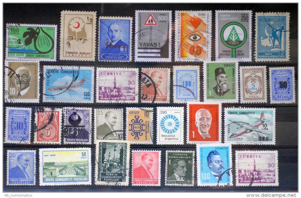 Turkeye- Lot Stamps (ST138) - Collections (without Album)