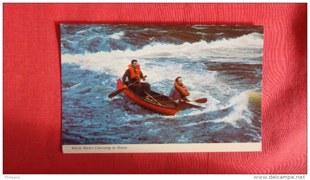 White Water Canoeing In Maine  ----------1844 - Autres & Non Classés