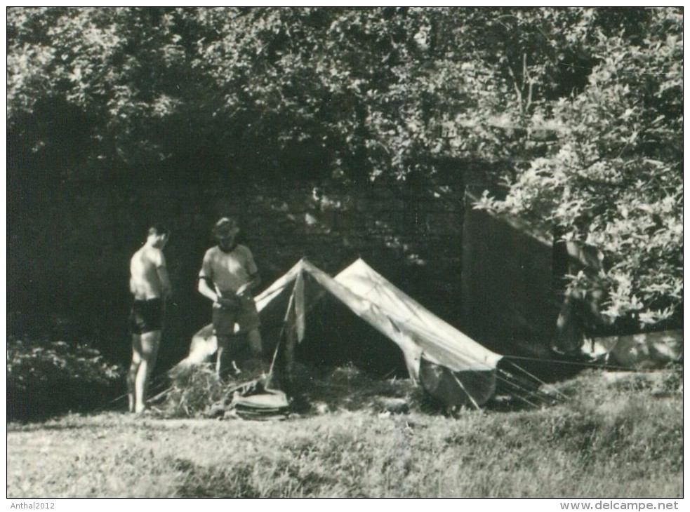 Jugendherberge Käthe-Kollwitz Eggersdorf Strausberg B. Berlin Zelt 1966 - Strausberg