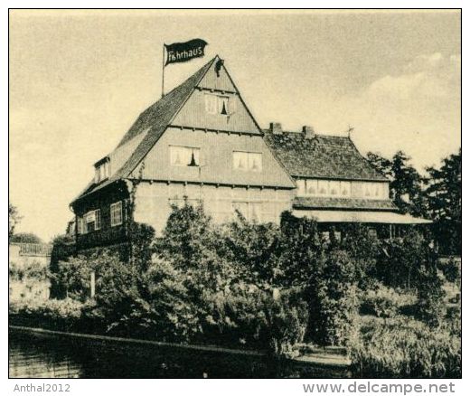 Ratzeburg Fährhaus Am Küchensee Brücke Fahne Fährhaus Sw - Ratzeburg