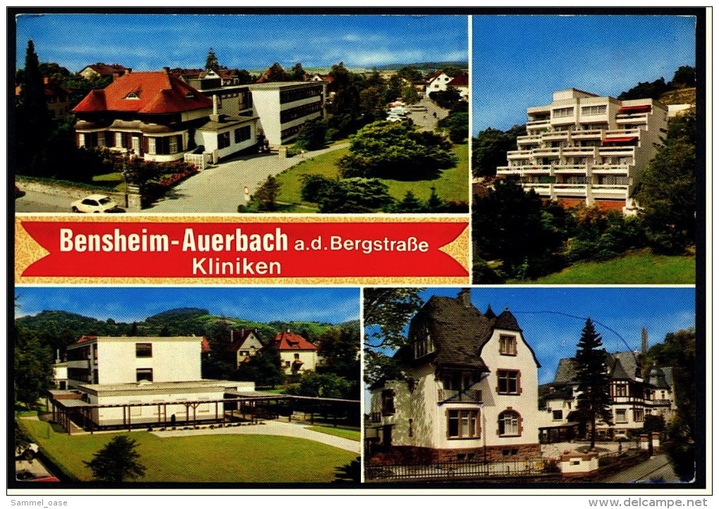 Bensheim / Auerbach A. D. Bergstraße  -  Kur-Kliniken  -  Mehrbild-Ansichtskarte Ca. 1983  (4555) - Bensheim