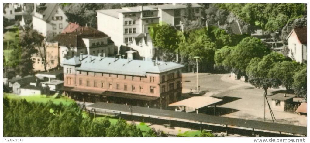 Heidenheim Brenz Bahnhof La Gare Verwaltungsgebäude Coloriert 60er - Heidenheim