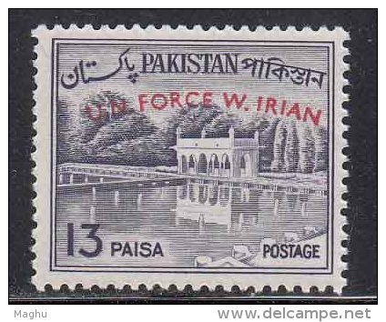 Pakistan MNH 1963, 13p Ovpt. United Nations Force W.Irian - Pakistan