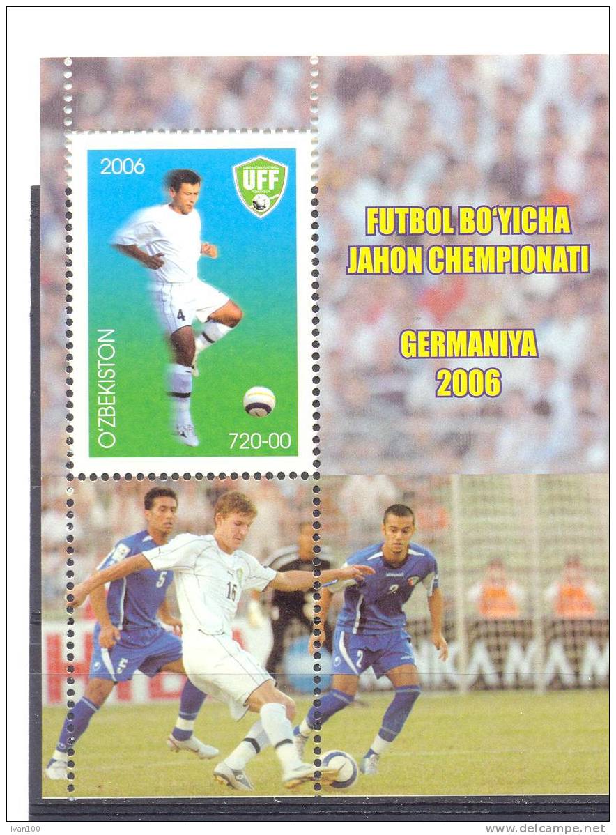 2006. Uzbekistan, World Soccer Cup 2006, S/s, Mint/** - Usbekistan