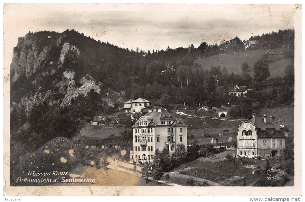 Z14929 Austria Semmering Breitenstein Waisses Kreutz Mountains - Semmering