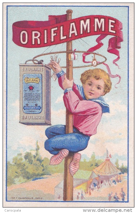 Calendrier 1er Semestre 1899 : Chromo Publicité Oriflamme - Petit Format : ...-1900