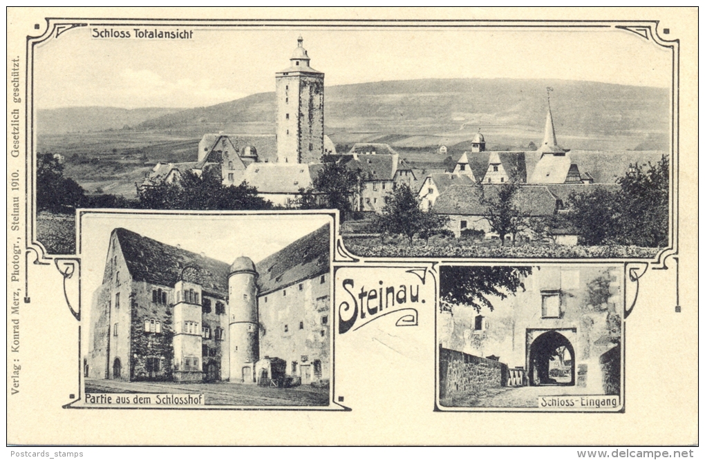 Steinau A.d. Strasse, Mehrbild-AK, Um 1910 - Main - Kinzig Kreis