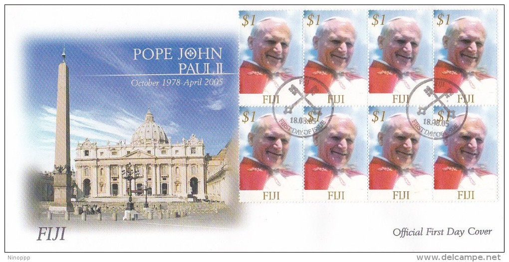 Fiji 2005 Pope John Paul   FDC - Fiji (1970-...)