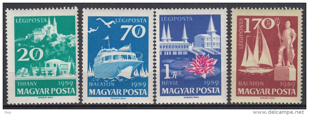 HONGARIJË - Michel - 1959 - Nr 1614A/17A - MNH** - Unused Stamps