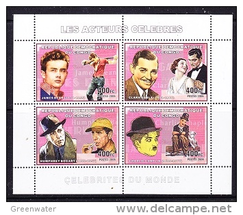 Congo 2006 Film Actors M/s ** Mnh (19801) - Ungebraucht