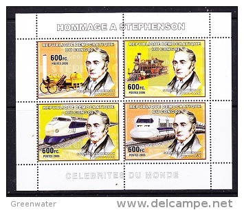 Congo 2006 Stephenson / Railway M/s ** Mnh (19803) - Ongebruikt