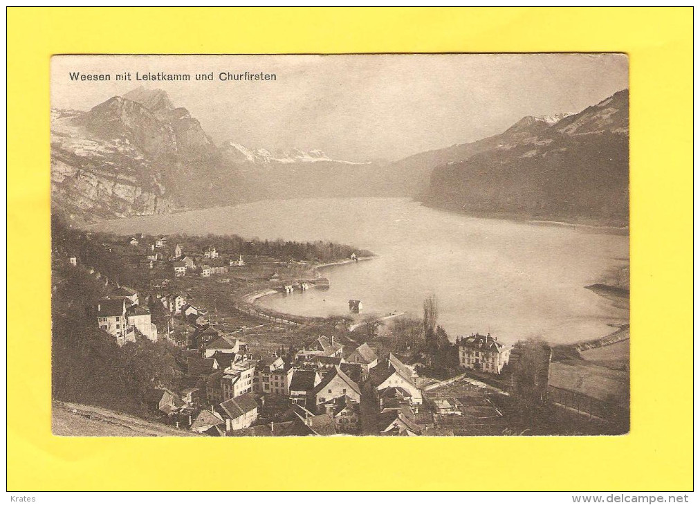 Postcard - Switzerland, Weesen       (19764) - Weesen